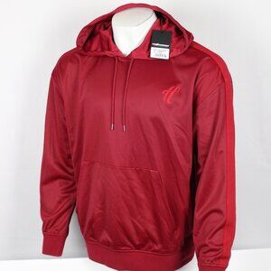 The Hundreds Men's Script Logo Track Jacket L Large Pullover Hoodie Red